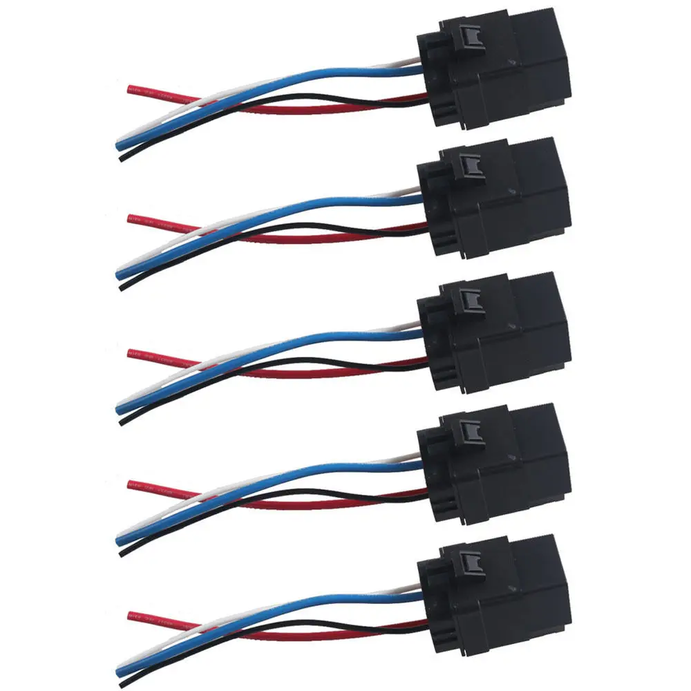 EE support EE support 5Pcs Car Truck 12V 40A SPST Relay Socket Plug 4Pin 4 Wire Waterproof Seal Universal Car Styling
EE support EE support 5Pcs Car Truck 12V 40A SPST Relay Socket Plug 4Pin 4 Wire Waterproof Seal Universal Car Styling