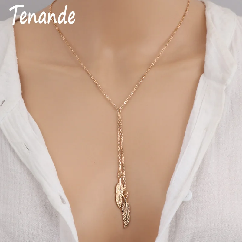 Tenande New Fashion Punk Long Sweater Gold Color Leaves Choker Necklaces & Pendants for Women Jewelry Charm Chain Bijoux Collier
Tenande New Fashion Punk Long Sweater Gold Color Leaves Choker Necklaces & Pendants for Women Jewelry Charm Chain Bijoux Collier