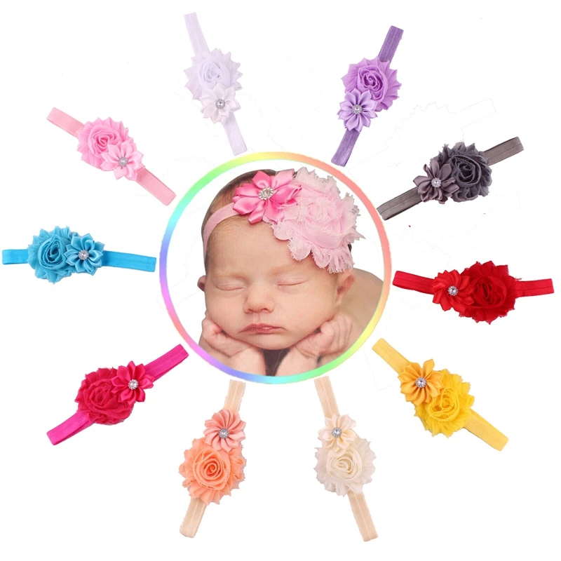 Retail Baby Headband shabby chiffon flower pearl headband with satin ruffles flower headwear girls hair accessories
Retail Baby Headband shabby chiffon flower pearl headband with satin ruffles flower headwear girls hair accessories