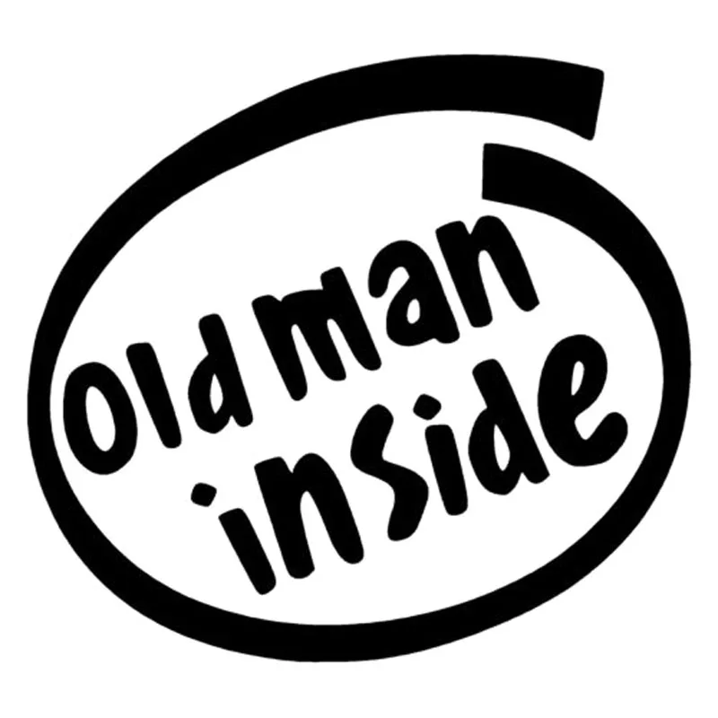 14.4x13.2CM OLD MAN INSIDE Originality Car-styling Vinyl Decal Car Sticker S8-0717
14.4x13.2CM OLD MAN INSIDE Originality Car-styling Vinyl Decal Car Sticker S8-0717
