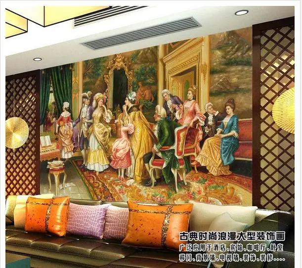 Custom photo wallpapers 3d wall murals wallpaper Europe type palace figure painting sofa setting wall wallpaper
Custom photo wallpapers 3d wall murals wallpaper Europe type palace figure painting sofa setting wall wallpaper
