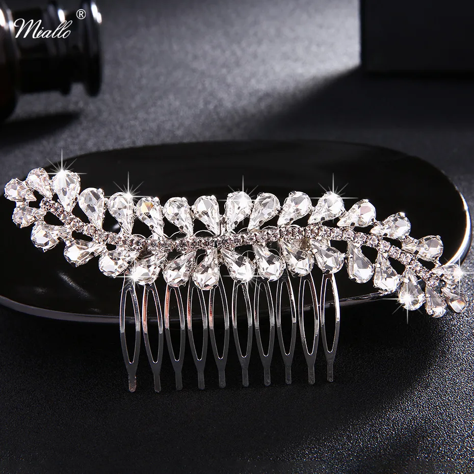 Miallo Korean Bride Comb Vintage Silver Color Women Rhinestone Crystals Hair Combs Bridal Wedding Hair Jewelry Lady Hairpieces
Miallo Korean Bride Comb Vintage Silver Color Women Rhinestone Crystals Hair Combs Bridal Wedding Hair Jewelry Lady Hairpieces