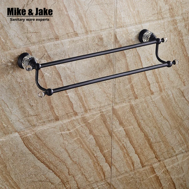 50cm Black crystal double Towel Bar,Towel Holder,blackend Finished,Bath Products,Bathroom Accessories black towel bars
50cm Black crystal double Towel Bar,Towel Holder,blackend Finished,Bath Products,Bathroom Accessories black towel bars