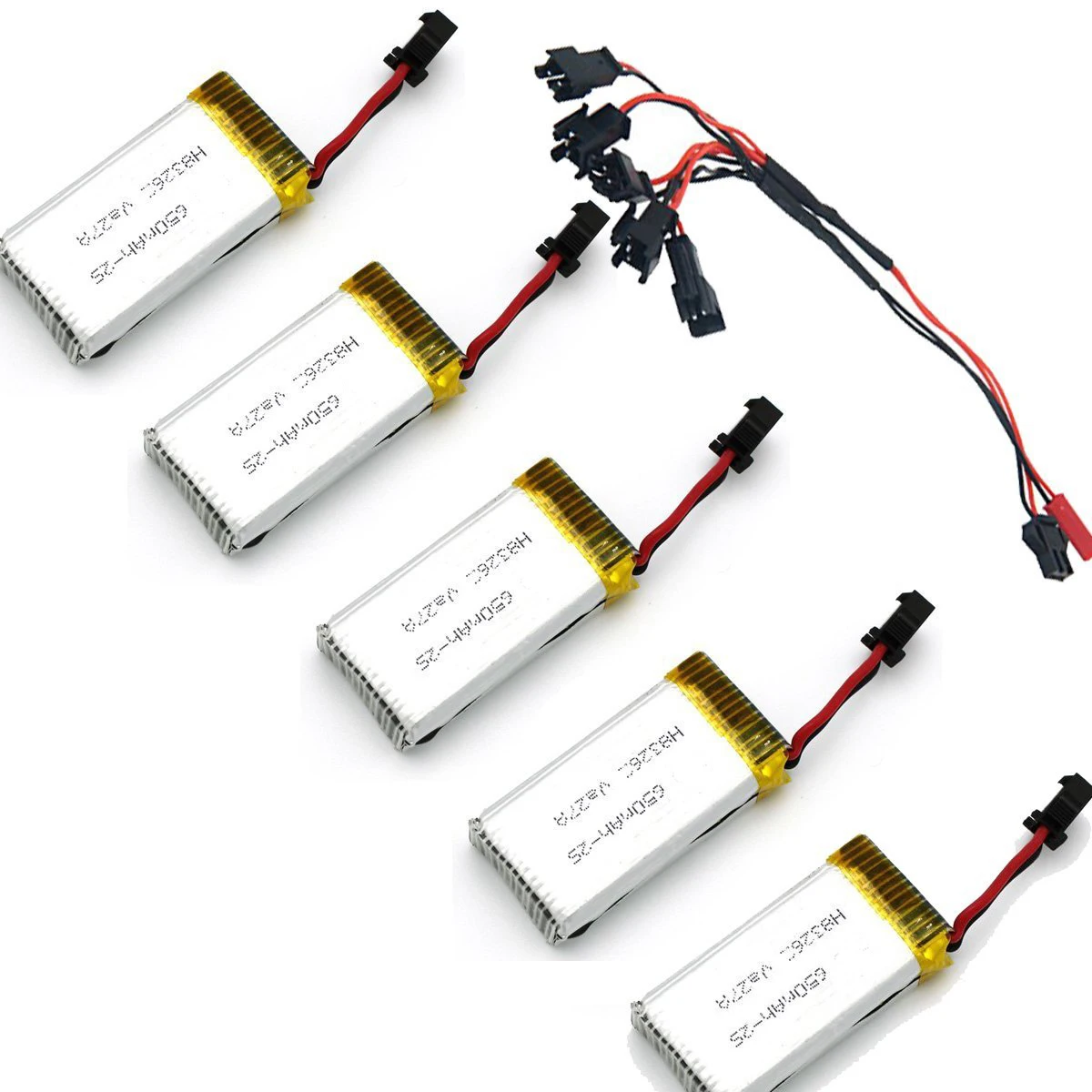 5pcs Upgrade 7.4V 650mAh Lipo Battery With Charging Cable for H8C H8D DFD F182 F183 RC Quadcopter Spare Part
5pcs Upgrade 7.4V 650mAh Lipo Battery With Charging Cable for H8C H8D DFD F182 F183 RC Quadcopter Spare Part