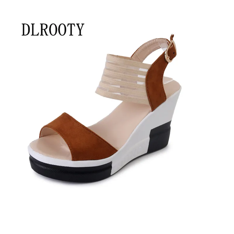 Women Sandals 2019 Summer Fashion Gladiator Wedges High Heels Platform Shoes Slides Peep Toe Solid Lady Casual Buckle Strap
Women Sandals 2019 Summer Fashion Gladiator Wedges High Heels Platform Shoes Slides Peep Toe Solid Lady Casual Buckle Strap