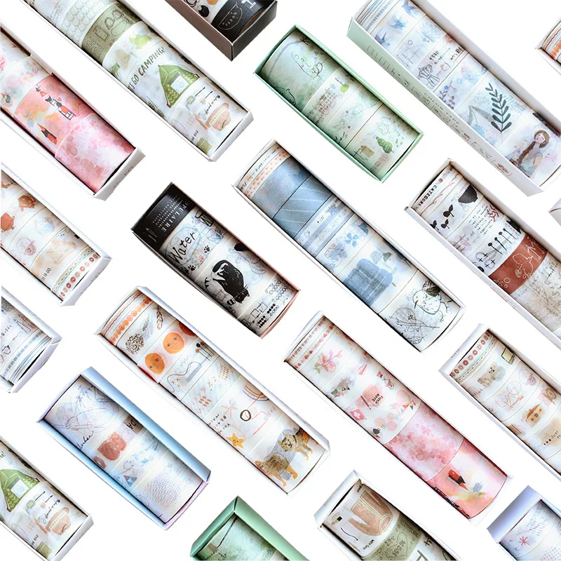 8 Pcs/lot Animals Cloud Plants Decoration Washi Tape Adhesive Tape Diy Scrapbooking Sticker Label Masking Craft Tape
8 Pcs/lot Animals Cloud Plants Decoration Washi Tape Adhesive Tape Diy Scrapbooking Sticker Label Masking Craft Tape