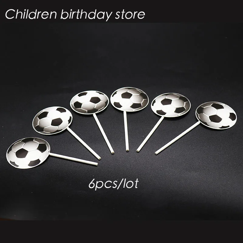 6pcs/lot Football cake topper Football birthday party decorations Football cupcake toppers party supplies
6pcs/lot Football cake topper Football birthday party decorations Football cupcake toppers party supplies