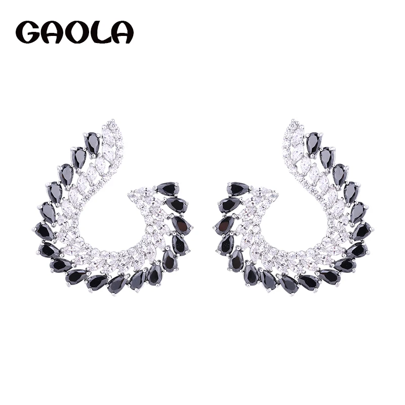 GAOLA Black and Clear Zirconia 2017 New Fashion CZ Stud Earrings Crystal Brand Earrings for Women and Girl GLE6651
GAOLA Black and Clear Zirconia 2017 New Fashion CZ Stud Earrings Crystal Brand Earrings for Women and Girl GLE6651