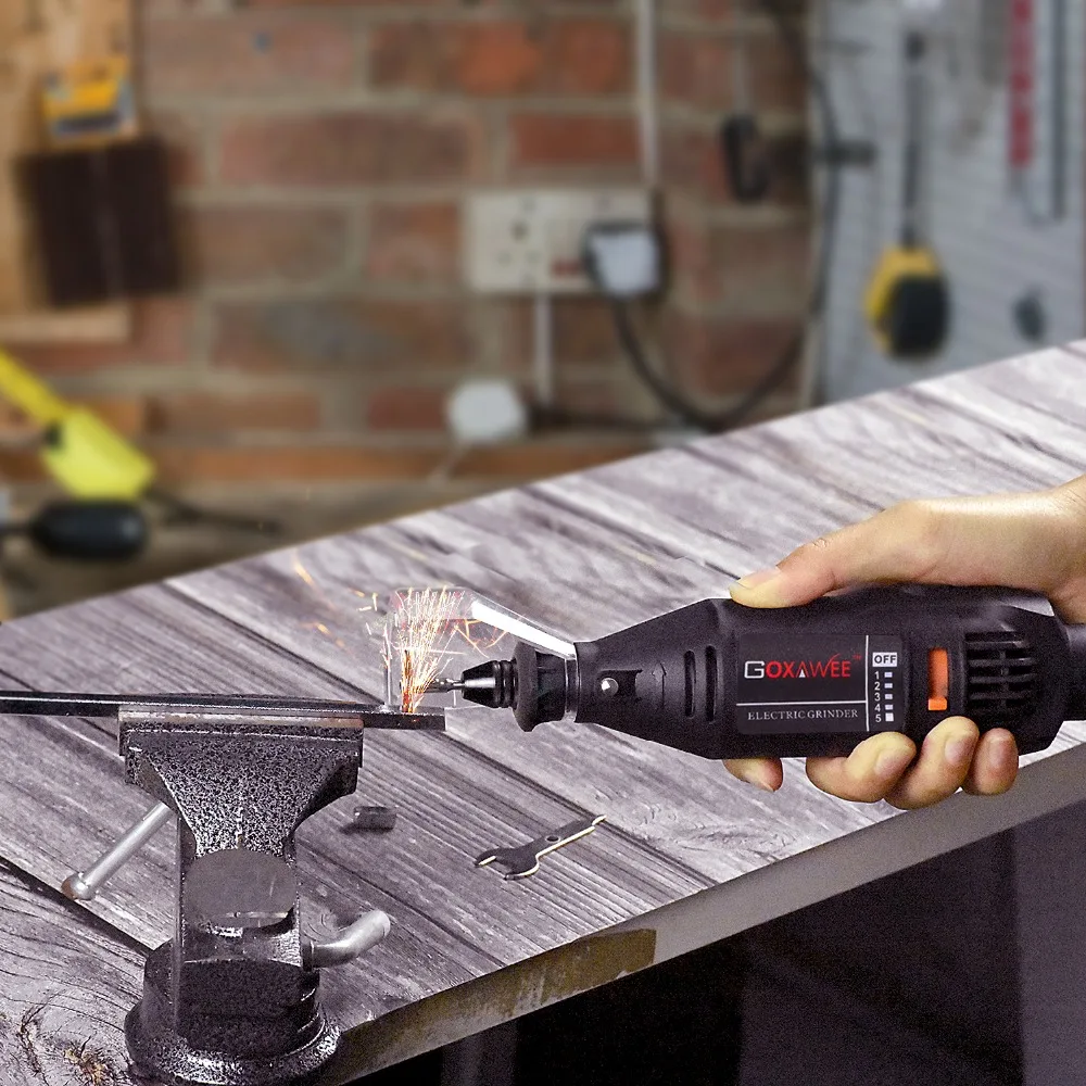GOXAWEE 110V 220V Power Tools Electric Mini Drill with 0.3-3.2mm Universal Chuck & Shiled Rotary Tools For Dremel 3000 4000
GOXAWEE 110V 220V Power Tools Electric Mini Drill with 0.3-3.2mm Universal Chuck & Shiled Rotary Tools For Dremel 3000 4000