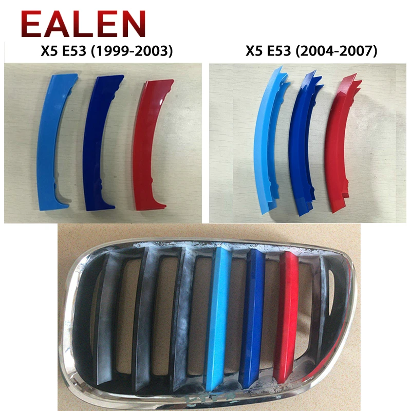 Car Styling Front Racing Grille 3D Stickers For BMW X5 E53 Accessories 1999-2003 2004-2007 M Power Performance Motorsport Colors
Car Styling Front Racing Grille 3D Stickers For BMW X5 E53 Accessories 1999-2003 2004-2007 M Power Performance Motorsport Colors