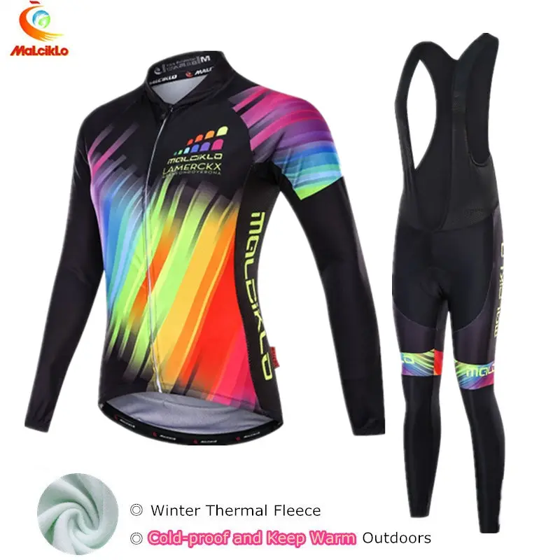 Malciklo Gorgeous Winter Cycling Jersey Women Long Sleeve Cycling Clothing Fleece Bike Wear Clothes Ropa Ciclismo Invierno
Malciklo Gorgeous Winter Cycling Jersey Women Long Sleeve Cycling Clothing Fleece Bike Wear Clothes Ropa Ciclismo Invierno