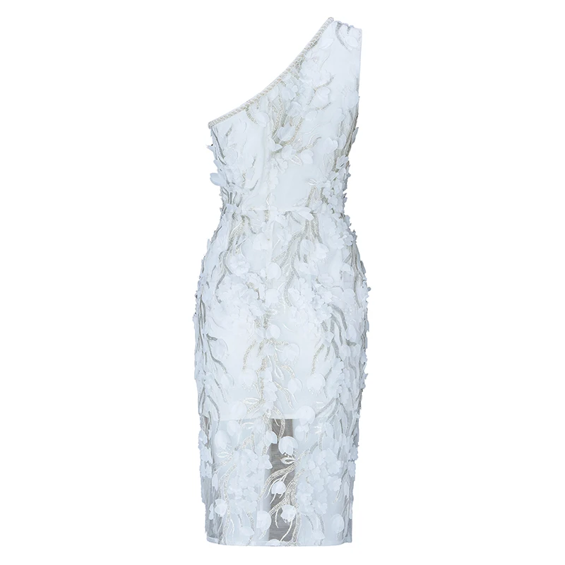 Max Spri 2019 Summer Women New One Shoulder Sleeveless Sexy Three-dimensional Flower Lace Split Women Party Bodycon Mini Dress
Max Spri 2019 Summer Women New One Shoulder Sleeveless Sexy Three-dimensional Flower Lace Split Women Party Bodycon Mini Dress