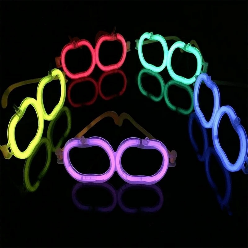 20set Heart Apple Skull Light Up Glasses Glow Stick Creative Design Light Sticks For Wedding Birthday Christmas Party Decoration
20set Heart Apple Skull Light Up Glasses Glow Stick Creative Design Light Sticks For Wedding Birthday Christmas Party Decoration
