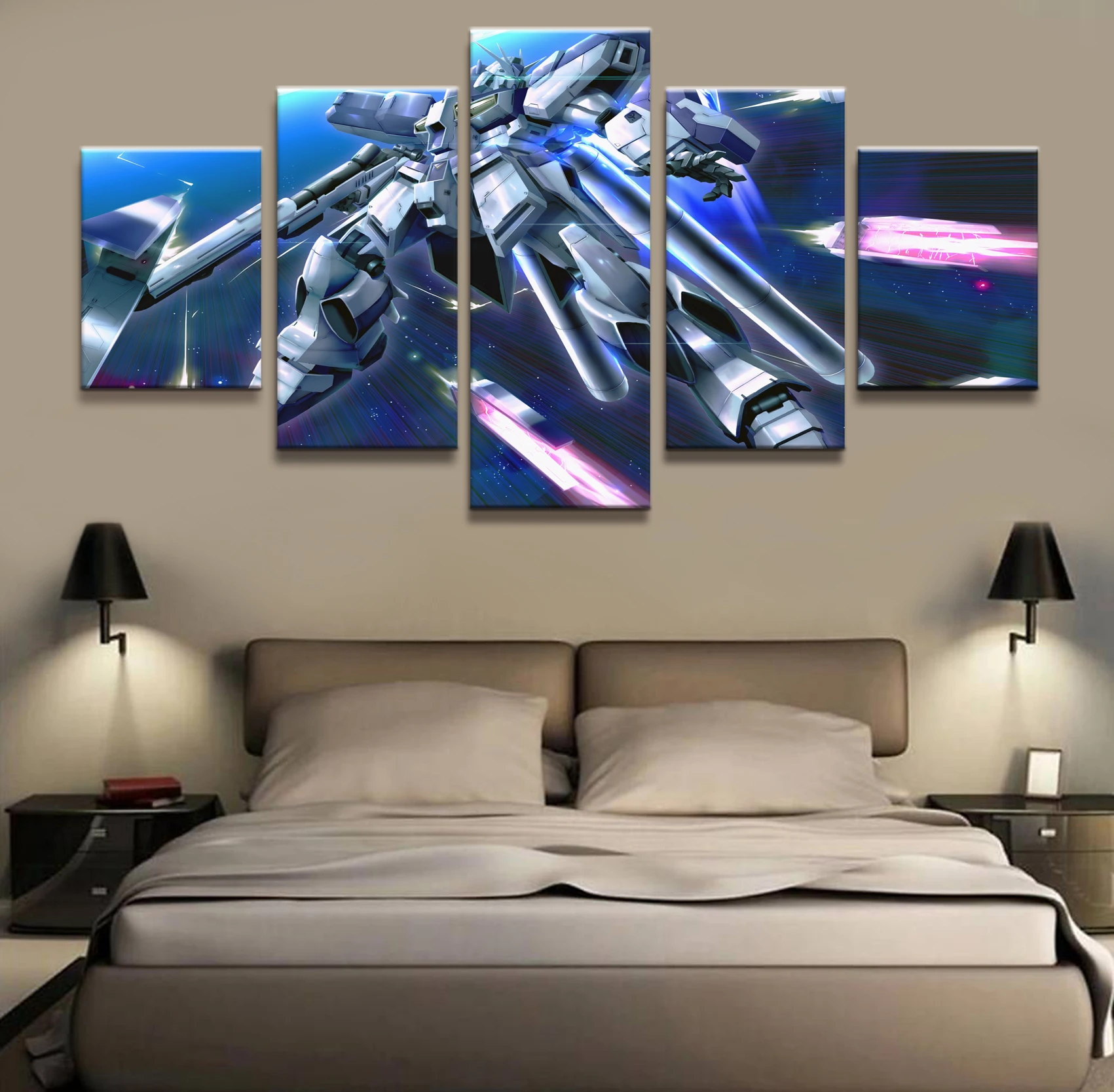 Wall Art Painting Pictures Canvas Printed Anime Modular Poster 5 Panel Gundam Home Decor For Living Room Modern Cuadros Artwork
Wall Art Painting Pictures Canvas Printed Anime Modular Poster 5 Panel Gundam Home Decor For Living Room Modern Cuadros Artwork
