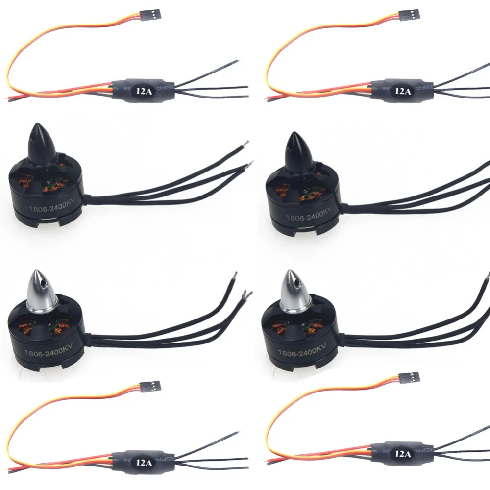 JMT MT1806 2400KV CW CCW Mini Multi-rotor Motor +Simonk 12A 2-3s ESC for QAV250 FPV KK 260 RC Quadcopter Aircraft
JMT MT1806 2400KV CW CCW Mini Multi-rotor Motor +Simonk 12A 2-3s ESC for QAV250 FPV KK 260 RC Quadcopter Aircraft