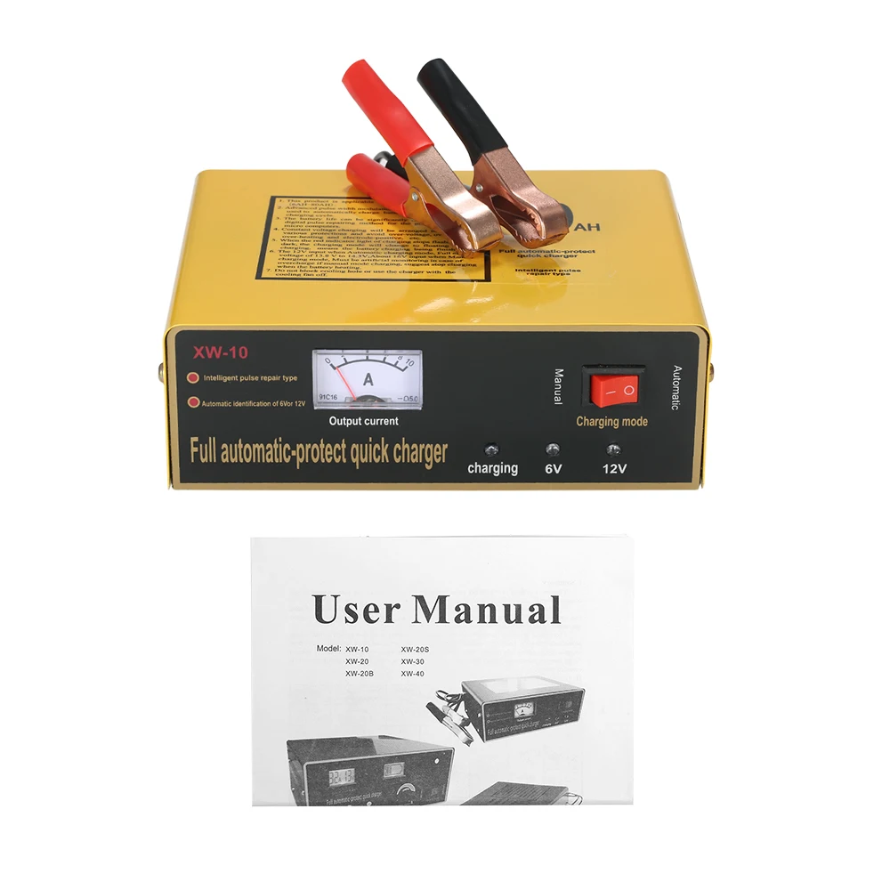 6V/12V Intelligent battery charger Automatic Pulse Repair Type Maintainer for Lead Acid Battery Lithium Battery 120W AC110V-250V
6V/12V Intelligent battery charger Automatic Pulse Repair Type Maintainer for Lead Acid Battery Lithium Battery 120W AC110V-250V