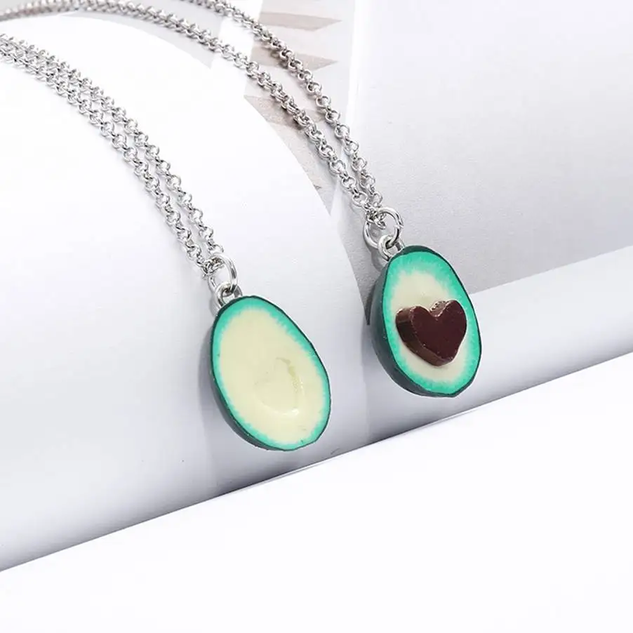 Cute Heart Avocado Pendant Necklace for Women Girls Couple Fruit Shape Chains Charms Necklace Party Boho jewelry Gifts
Cute Heart Avocado Pendant Necklace for Women Girls Couple Fruit Shape Chains Charms Necklace Party Boho jewelry Gifts