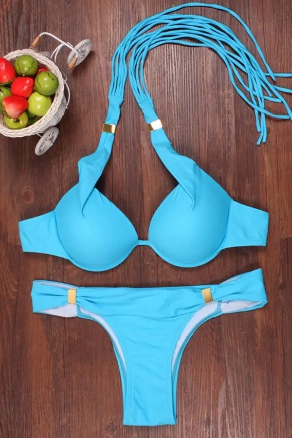 New Hot Sale Sexy Womens Push-up Bikini Set Bandage Swimsuit Swimwear Brazilian Bathing Beach Swimming Costume Suit
New Hot Sale Sexy Womens Push-up Bikini Set Bandage Swimsuit Swimwear Brazilian Bathing Beach Swimming Costume Suit