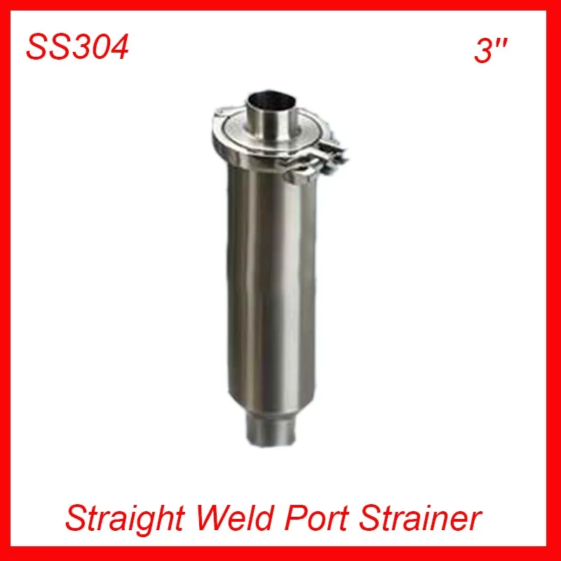 3'' hygienic Stainless Steel SS304 Inline straight Strainer Filter f Beer/ dairy/ pharmaceutical/beverag /chemical industry
3'' hygienic Stainless Steel SS304 Inline straight Strainer Filter f Beer/ dairy/ pharmaceutical/beverag /chemical industry
