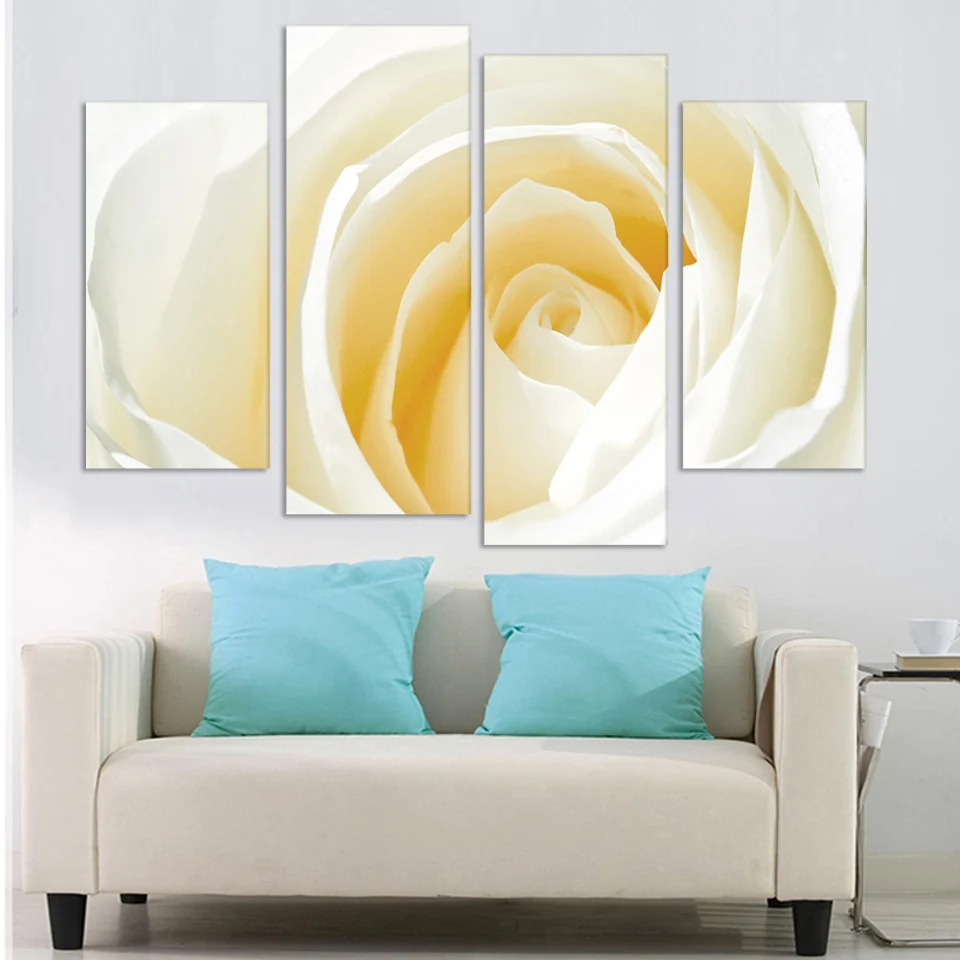 4 Panel Modern Printed Romantic Flower Painting Picture Cuadros Flowers Canvas Art Home Decor For Living Room No Frame
4 Panel Modern Printed Romantic Flower Painting Picture Cuadros Flowers Canvas Art Home Decor For Living Room No Frame