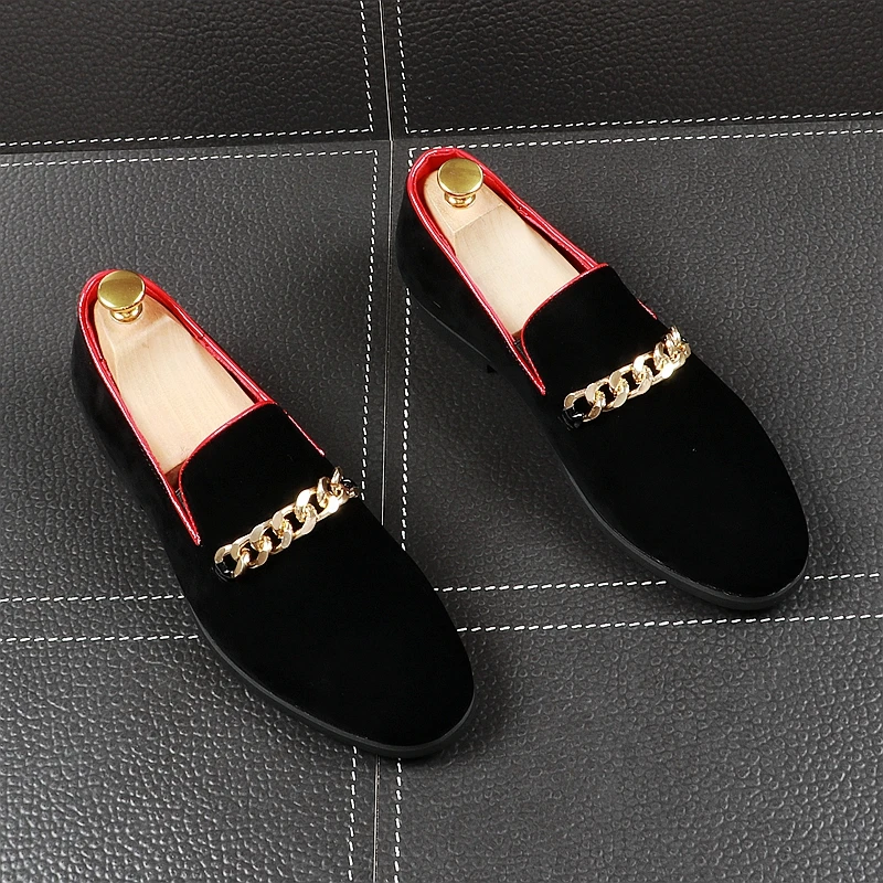 CuddlyIIPanda 2019 Men Fashion Casual Shoes Summer Suede Leather Slip on Metal Decoration Pointed Toe Loafers Male Leisure Shoes
CuddlyIIPanda 2019 Men Fashion Casual Shoes Summer Suede Leather Slip on Metal Decoration Pointed Toe Loafers Male Leisure Shoes