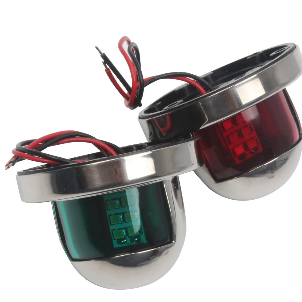 1 Pair 12V LED Sailing Signal Lamp Red Green Starboard Light Port Light for Marine Boat Yacht
1 Pair 12V LED Sailing Signal Lamp Red Green Starboard Light Port Light for Marine Boat Yacht