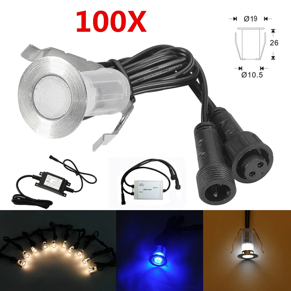 100Pcs/lot 19mm Mini LED Deck Rail Step Stair Kitchen Patio Terrace Lights Low Voltage Waterproof Garden Yard Walkway Lamp
100Pcs/lot 19mm Mini LED Deck Rail Step Stair Kitchen Patio Terrace Lights Low Voltage Waterproof Garden Yard Walkway Lamp