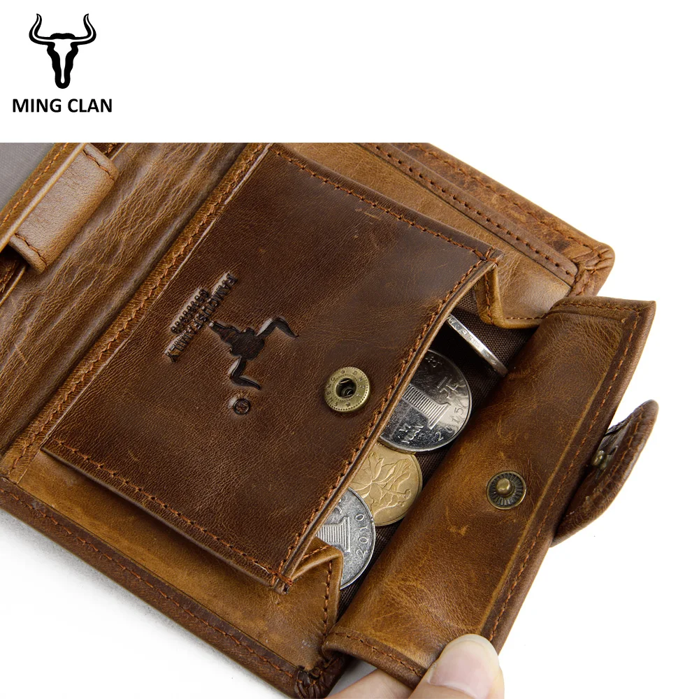 Men's Wallet With Coin Purse Section Portfolio Crazy Horse Genuine Leather Card Holder Zipper Pocket Male Wallet Rfid Blocking
Men's Wallet With Coin Purse Section Portfolio Crazy Horse Genuine Leather Card Holder Zipper Pocket Male Wallet Rfid Blocking