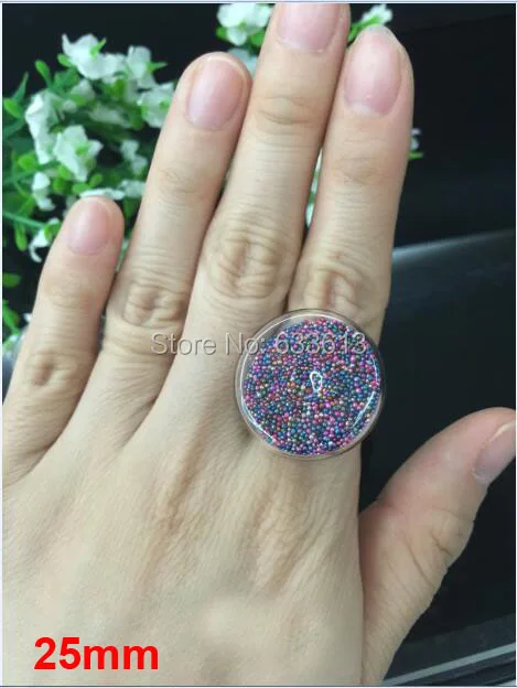 50sets/lot 25mm Flat Round Liquid Rings, glass bubble Liquid ring, Glass Globe Bubble Vial ring, diy glass bottle ring no filler
50sets/lot 25mm Flat Round Liquid Rings, glass bubble Liquid ring, Glass Globe Bubble Vial ring, diy glass bottle ring no filler