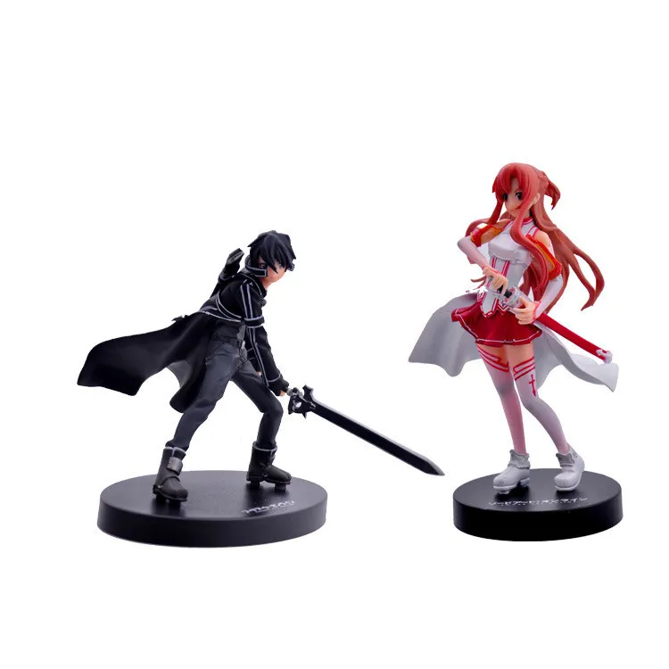 Japan Anime Sword Art Online SAO I Asuna Yuuki Kirito 6" Action Figure Sword Art Online Figure Brinquedos Toys For Children
Japan Anime Sword Art Online SAO I Asuna Yuuki Kirito 6" Action Figure Sword Art Online Figure Brinquedos Toys For Children