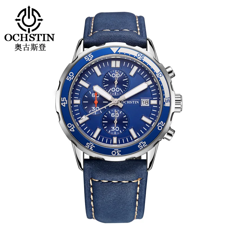 OCHSTIN Chronograph Stop Watch Men 2018 New Luxury Brand Military Sport Leather Band Luminous Business Wristwatch Relojes Hombre
OCHSTIN Chronograph Stop Watch Men 2018 New Luxury Brand Military Sport Leather Band Luminous Business Wristwatch Relojes Hombre