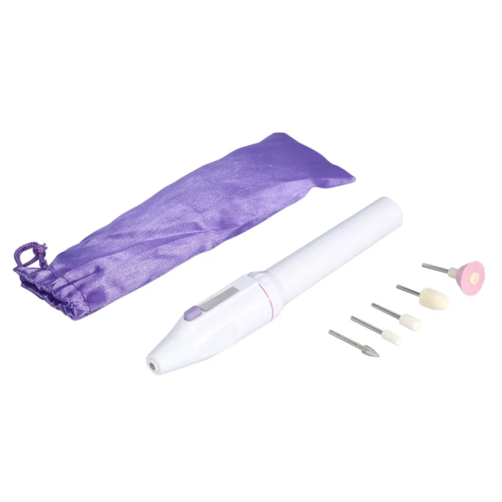 Portable 6 IN 1 Electric File Drill Nail Art Polisher Grinder Manicure Pedicure Machine with 5Pcs Bits for Grinding Dead Skinad
Portable 6 IN 1 Electric File Drill Nail Art Polisher Grinder Manicure Pedicure Machine with 5Pcs Bits for Grinding Dead Skinad