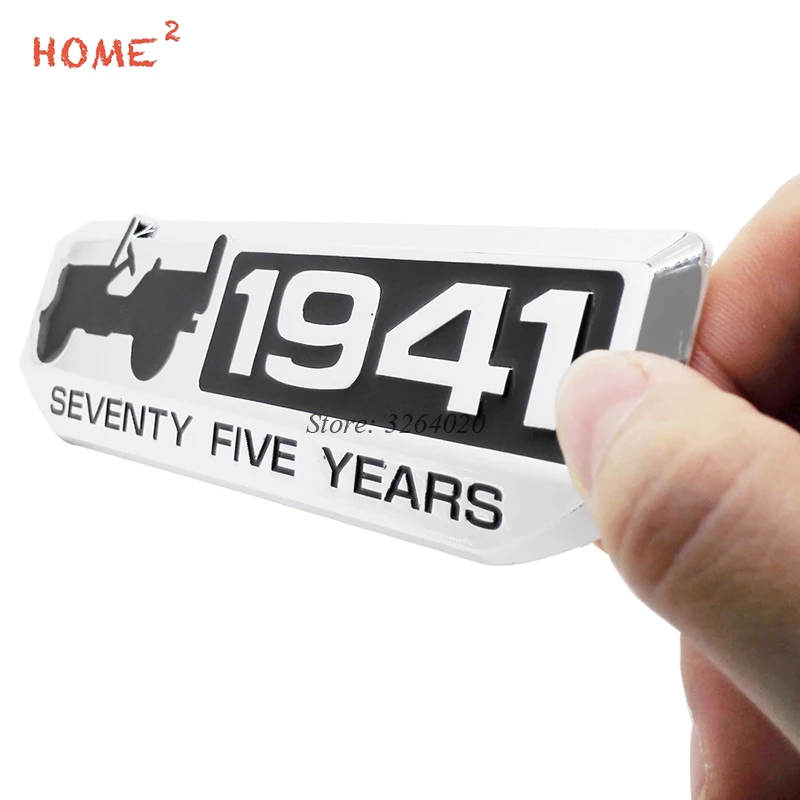 Car Styling Decals Badge Stickers for 1941 Seventy Five Years 75 Anniversary Logo for Jeep Cherokee Wrangler Compass Renegade
Car Styling Decals Badge Stickers for 1941 Seventy Five Years 75 Anniversary Logo for Jeep Cherokee Wrangler Compass Renegade