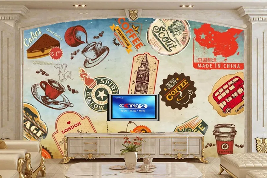 Custom large murals,Bar retro fashion flag sticker wallpaper,coffee shop restaurant dinig room tv sofa wall bedroom 3d wallpaper
Custom large murals,Bar retro fashion flag sticker wallpaper,coffee shop restaurant dinig room tv sofa wall bedroom 3d wallpaper