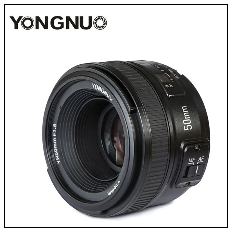 Yongnuo YN50mm F1.8 AF объектив Большая диафрагма Автофокус для Nikon DSLR камеры Новый D7200 D5300