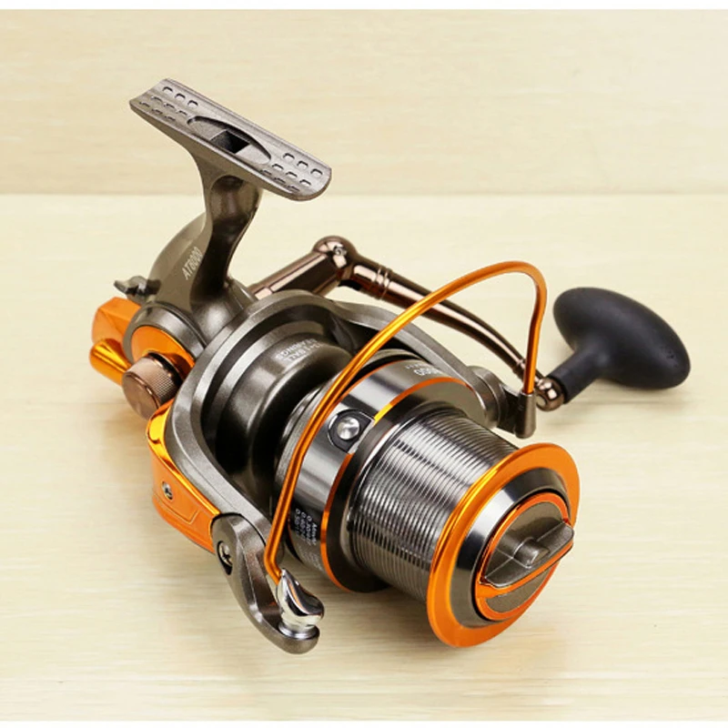 YUYU Metal Fishing reel Spinning 5.2:1 13+1 BB Front and Rear Drag reel 3000 4000 5000 6000 distant wheel Sea Rock lure fishing
YUYU Metal Fishing reel Spinning 5.2:1 13+1 BB Front and Rear Drag reel 3000 4000 5000 6000 distant wheel Sea Rock lure fishing