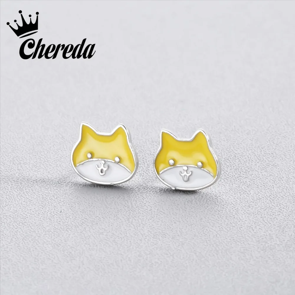 Chereda New Fashion Classic Stud Earring Civet Cat Shape Cute Animal Earrings Jewelry Engagement Wedding Party Accessories Gift
Chereda New Fashion Classic Stud Earring Civet Cat Shape Cute Animal Earrings Jewelry Engagement Wedding Party Accessories Gift