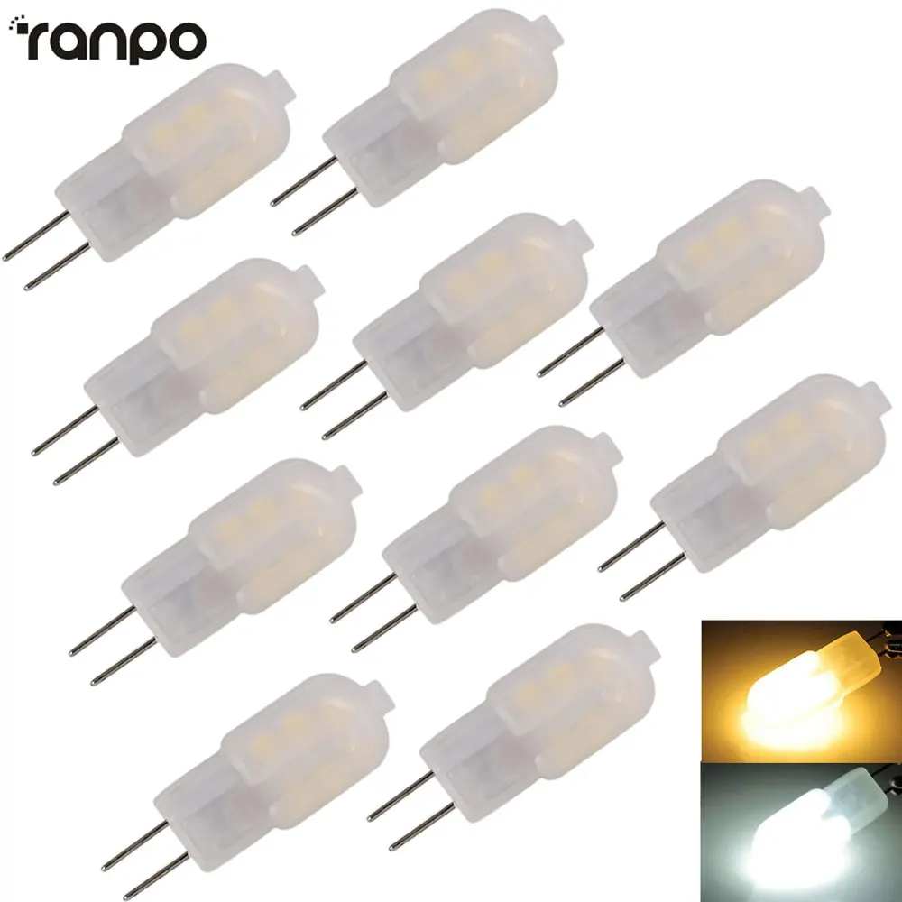 G4 LED Lamp 2W 12LEDs SMD 2835 AC/DC 12V Bulb Light Replace 10W Halogen Lamp 220V For Chandeliers Lights Warm Cool White
G4 LED Lamp 2W 12LEDs SMD 2835 AC/DC 12V Bulb Light Replace 10W Halogen Lamp 220V For Chandeliers Lights Warm Cool White