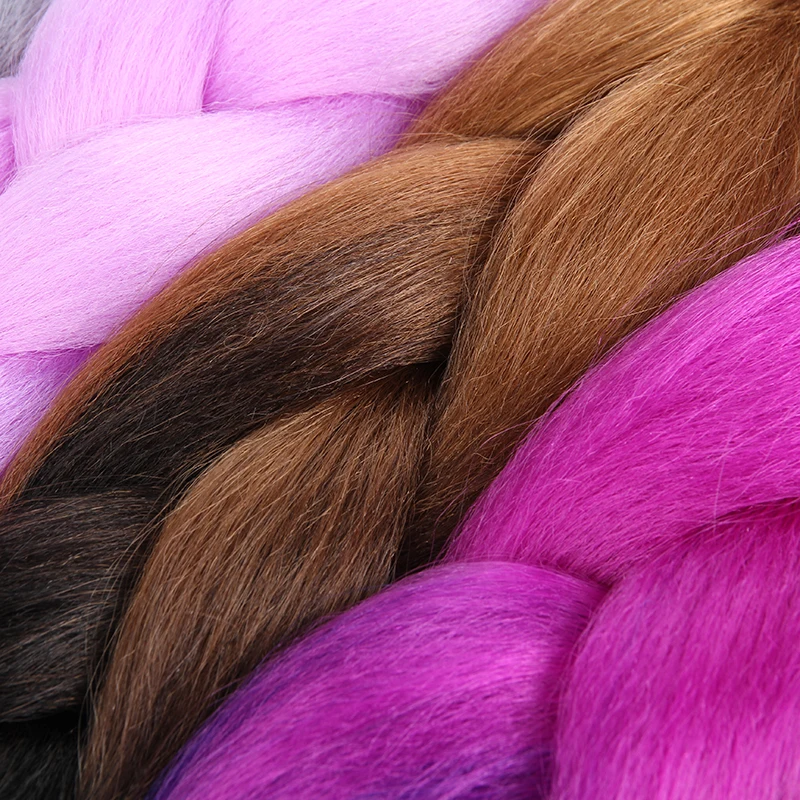 Канекалон jumbo косу волос 24 дюйма ombre каникалон плетение канекалоны для 100 г/упак