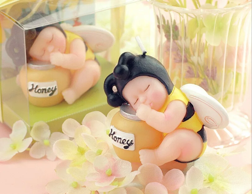 10pcs Honey Bee Baby Candle Wedding Baby Shower Birthday Souvenirs Gifts Favor Packaged with PVC Box
10pcs Honey Bee Baby Candle Wedding Baby Shower Birthday Souvenirs Gifts Favor Packaged with PVC Box