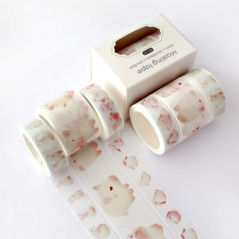 3pcs/pack cute pet pig cat Washi Tape set Adhesive Tape DIY Scrapbooking Sticker Label Japanese Masking tape
3pcs/pack cute pet pig cat Washi Tape set Adhesive Tape DIY Scrapbooking Sticker Label Japanese Masking tape