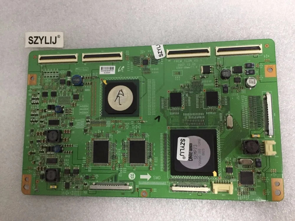 SZYLIJ Original new LA52A650A1R logic board FRCM_TCON_V0.1 with screen LTF520HE01 spot
SZYLIJ Original new LA52A650A1R logic board FRCM_TCON_V0.1 with screen LTF520HE01 spot