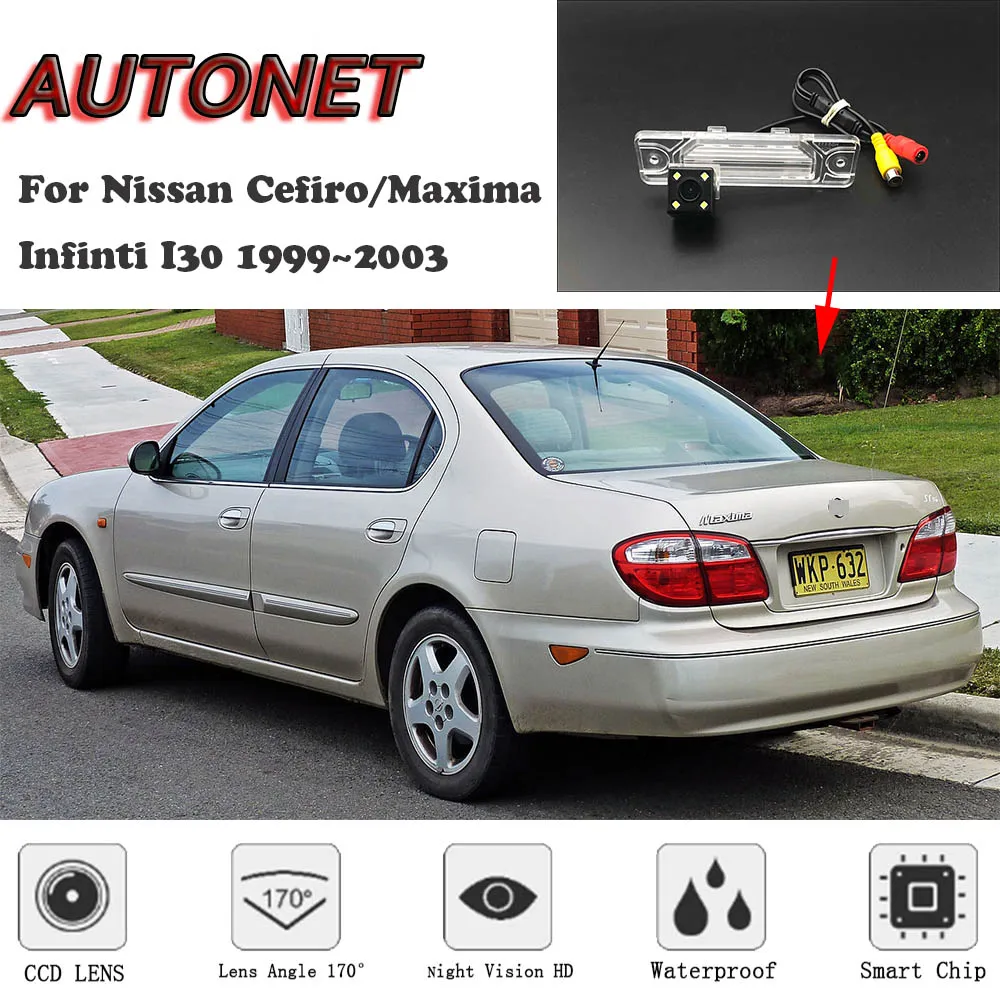 AUTONET HD Night Vision Backup Rear View camera For Nissan Cefiro/Maxima Infinti I30 1999~2003 license plate Camera or Bracket
AUTONET HD Night Vision Backup Rear View camera For Nissan Cefiro/Maxima Infinti I30 1999~2003 license plate Camera or Bracket