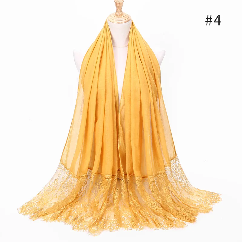 Fashion Two Sides Floral Lace Hijabs Viscose Head Scarves Muslim Womens Plain Maxi Muffler Cotton Arab Shawl Tudung Turban 1PC
Fashion Two Sides Floral Lace Hijabs Viscose Head Scarves Muslim Womens Plain Maxi Muffler Cotton Arab Shawl Tudung Turban 1PC