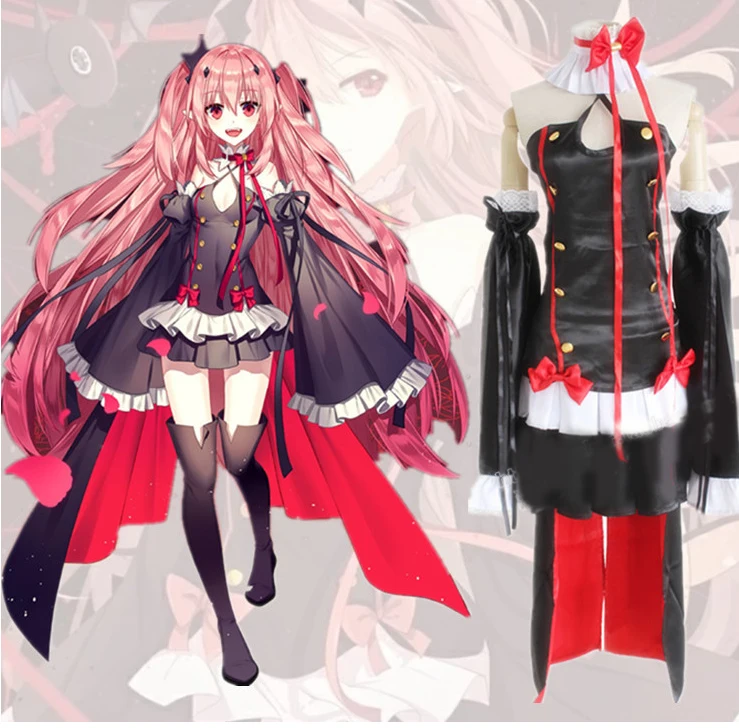 Косплей Аниме Krul Tepes Seraph of The End Owari no Seraph, третий предродитель, черный сексуальный костюм вампира
Косплей Аниме Krul Tepes Seraph of The End Owari no Seraph, третий предродитель, черный сексуальный костюм вампира
