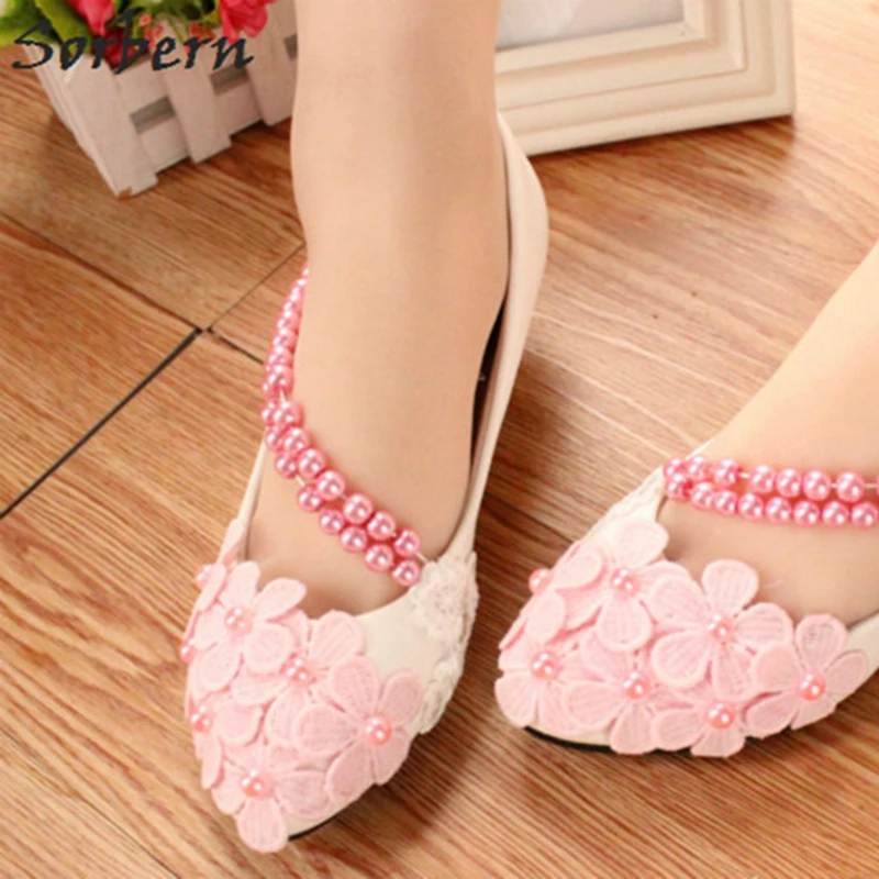 Sorbern Cute Flowers Pink Women Shoes 8Cm High Heel Pumps Bridal Shoes Platform Ladies Wedding Shoes 2018 New Bridal Shoes
Sorbern Cute Flowers Pink Women Shoes 8Cm High Heel Pumps Bridal Shoes Platform Ladies Wedding Shoes 2018 New Bridal Shoes