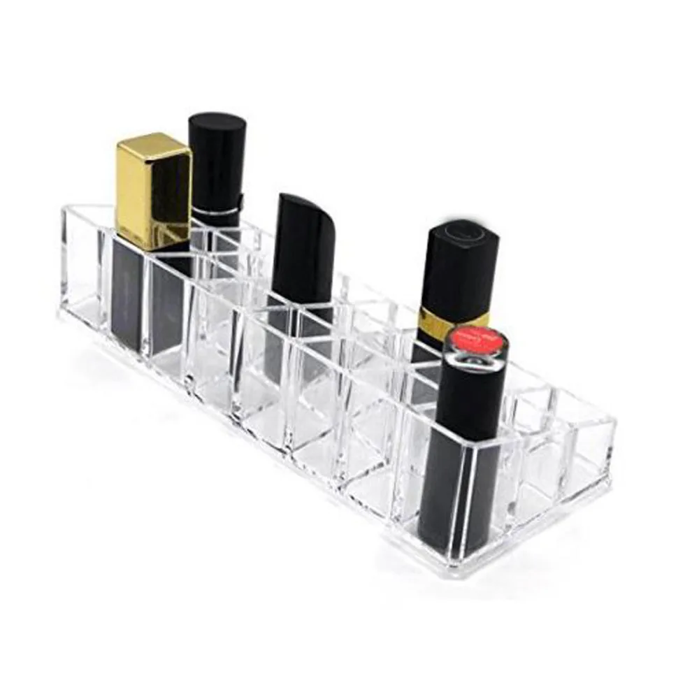 12 Holes Clear Acrylic Cosmetic Makeup Organizer Box for Lipstick,Brushes,Bottles,and more Clear Case Display Rack Holder LS001
12 Holes Clear Acrylic Cosmetic Makeup Organizer Box for Lipstick,Brushes,Bottles,and more Clear Case Display Rack Holder LS001