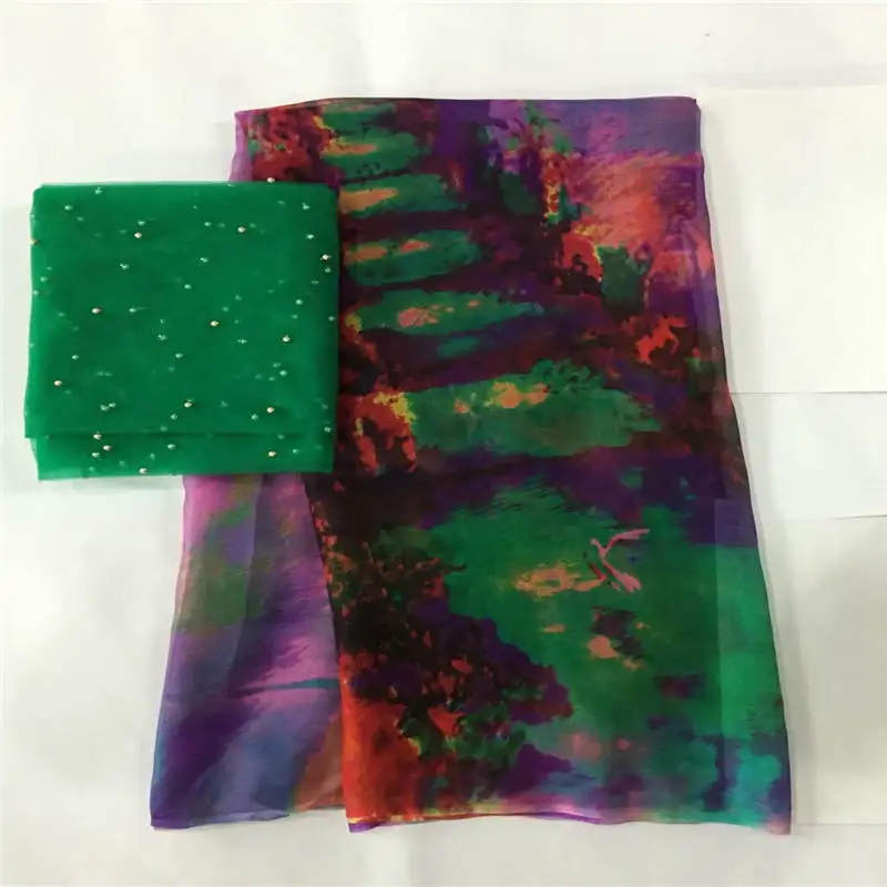 Hot Selling High quality African 100% Silk Chiffon Fabric Embroidered Floral Pattern For Lady Dress Silk Fabric! LXF4322
Hot Selling High quality African 100% Silk Chiffon Fabric Embroidered Floral Pattern For Lady Dress Silk Fabric! LXF4322