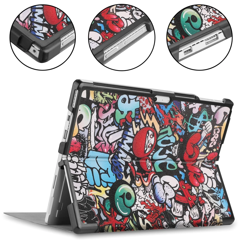 3in1 Luxury Folio Stand Leather Case Cover +1x Screen Protector +Stylus For Microsoft Surface Pro 6 5 4 1724 1796 2017 Pro7 2019
3in1 Luxury Folio Stand Leather Case Cover +1x Screen Protector +Stylus For Microsoft Surface Pro 6 5 4 1724 1796 2017 Pro7 2019
