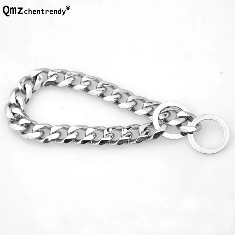 17mm 12~34 inch Pet Dog Tone Curb Cuban Chain Neck Link Stainless Steel Collar Safety Control For Small Middle Big Dog Necklace
17mm 12~34 inch Pet Dog Tone Curb Cuban Chain Neck Link Stainless Steel Collar Safety Control For Small Middle Big Dog Necklace